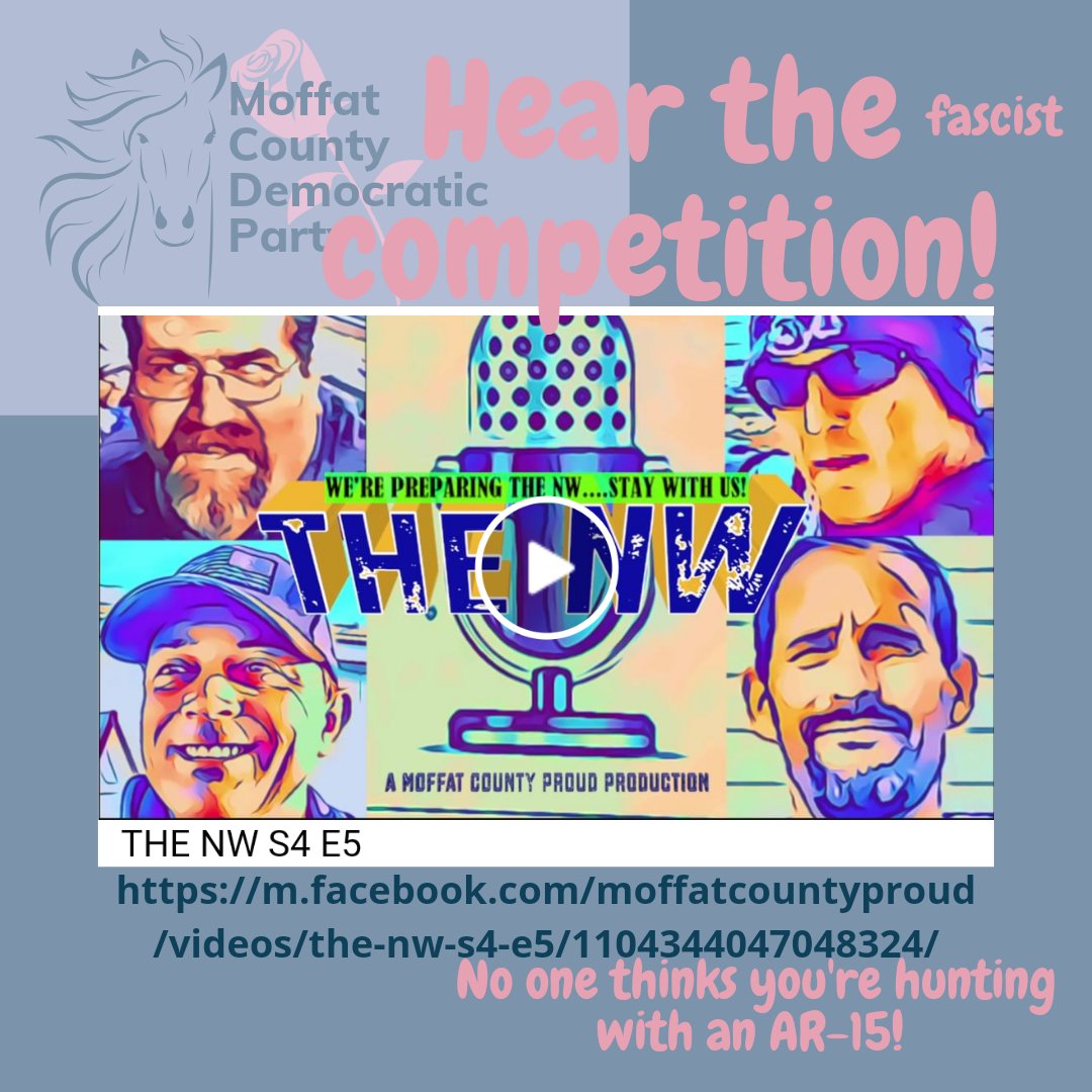 BriennaParsons's tweet photo. #RepublicanismIsDumbFascism
#TheNRAIsATerroristOrganization #GOPFascists VS #DemocraticSocialists #MoffatCounty #CO03 #copolitics #VotingRights https://t.co/9AFyQ08Qos