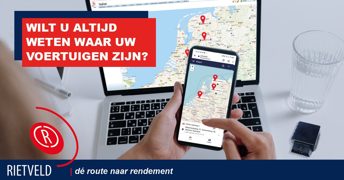 Met de Easy OBD GPS-Tracker traceert u uw voertuigen door heel Europa. Eenvoudig zelf te installeren.

store.rietveld.nl/gps-tracker-ob… 
#tracker #gpstracker #voertuigtracker #autotracker #kilometerregistratie #transport #carsecurity #wagenparkbeheer #obdtracker