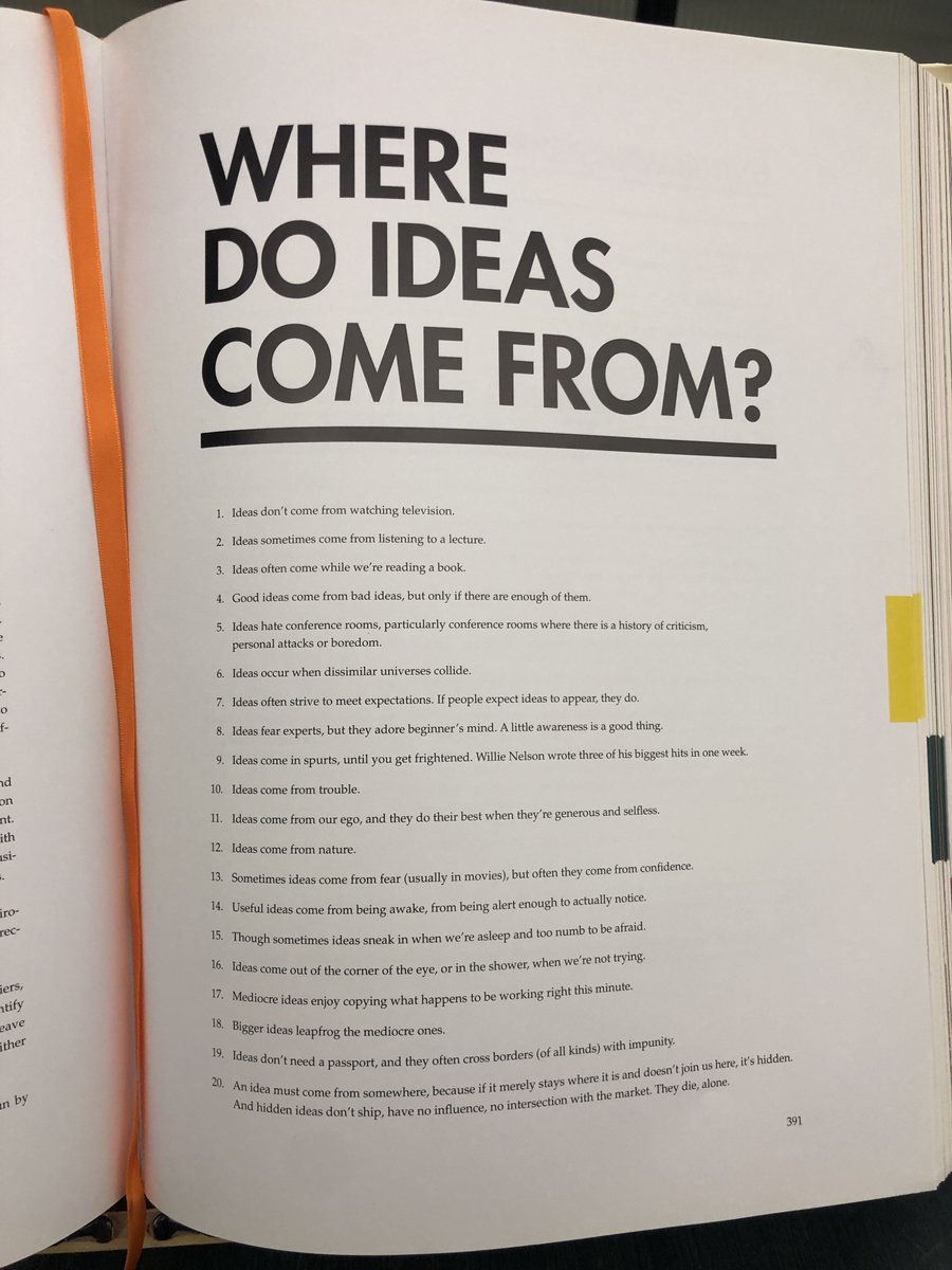 This Might Work page of the day!

Where do YOUR ideas come from?

#entrepreneurshipeducation #thismightwork #ideation #brainstorming #StartupMoxie #sethgodin