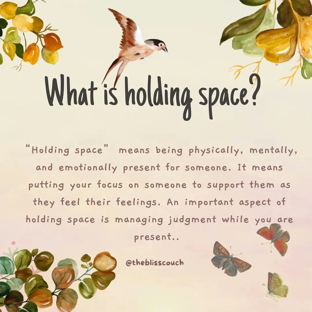 What's #HoldingSpace?

#PeerSupport #MentalHealth