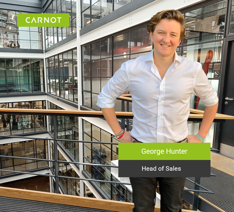 The 2nd newest addition to the team! George brings with him over a decade of experience in international technology sales. He'll be leading the discussions with partners looking to utilise CARNOT technology. 👋🏼Say hi in the comments below! #innovation #startup  #HydrogenNow #TEAM
