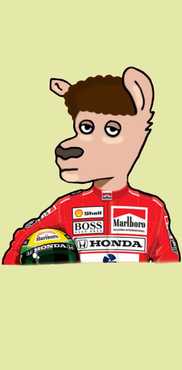 Ayrton senna from BRASIIIIIIL... NFT opensea.io/Dogs_Town