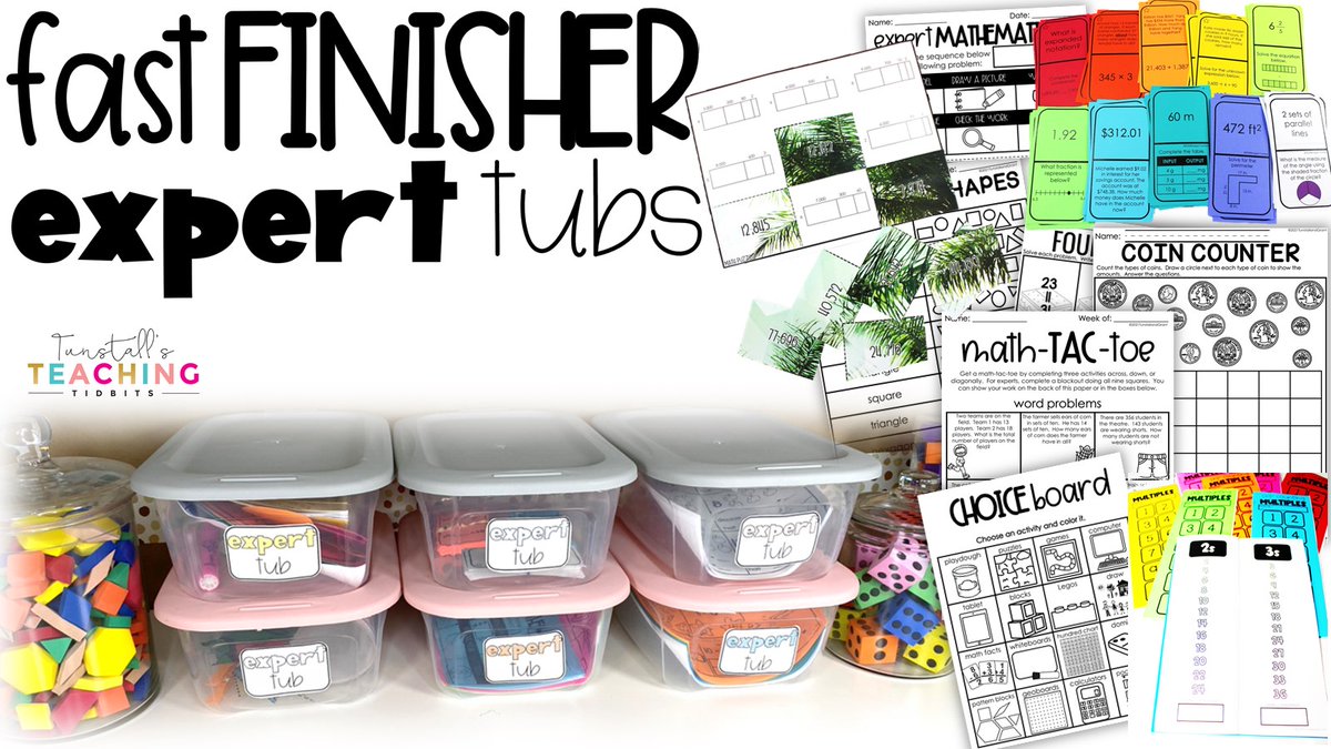 reagantunstall's tweet image. 6 different ideas for fast finishers.  New Post! bit.ly/3BDqKgL #mathteacher #guidedmath #guidedmathamped #iteachmath