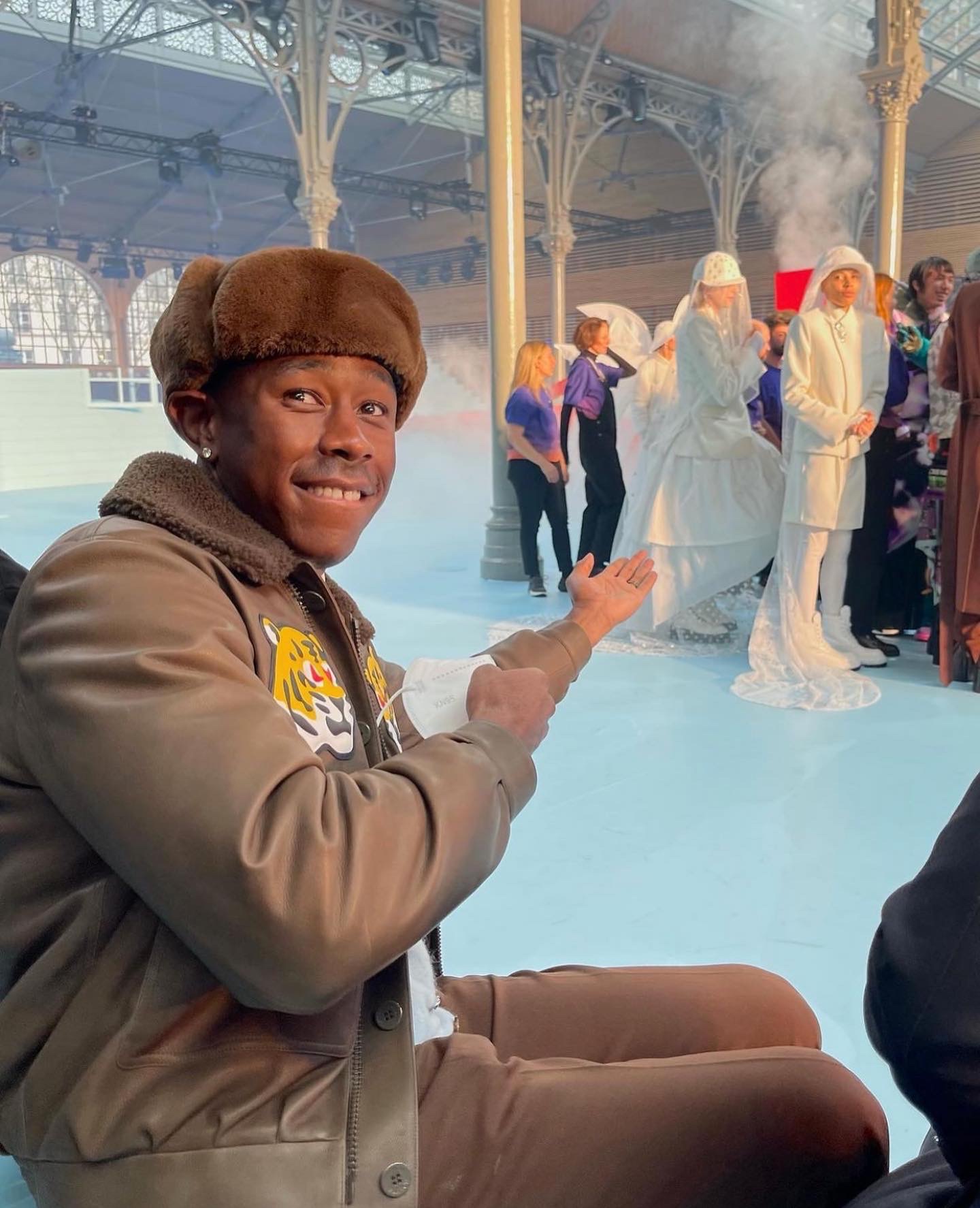 HypeNeverDies on X: Tyler The Creator Spotted At Louis Vuitton