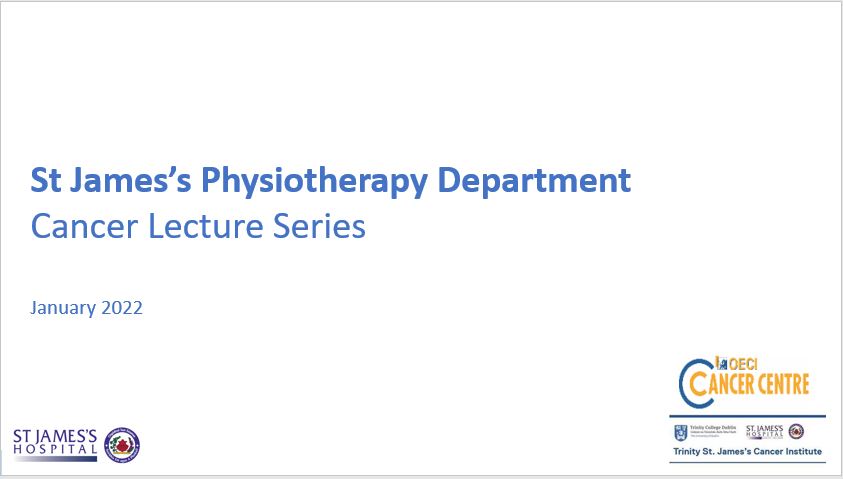 Second session of our physio department lecture series on cancer rehabilitation complete ✅ Last session on lymphoedema assessment and management next week #prehab #rehab <a href="/stjamesdublin/">St James's Hospital</a> <a href="/CancerInstIRE/">Trinity St James's Cancer Institute</a>