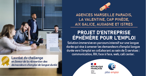 @pole_emploi et <a href="/Travail_Gouv/">Ministère du Travail</a> ont lancé un challenge national pour faire émerger des initiatives locales fortes en faveur de la réinsertion des demandeurs d’emploi de longue durée. 106 projets ont été retenus, 13 dans notre région, 5 sur le département. 
➡️bit.ly/358vKyh