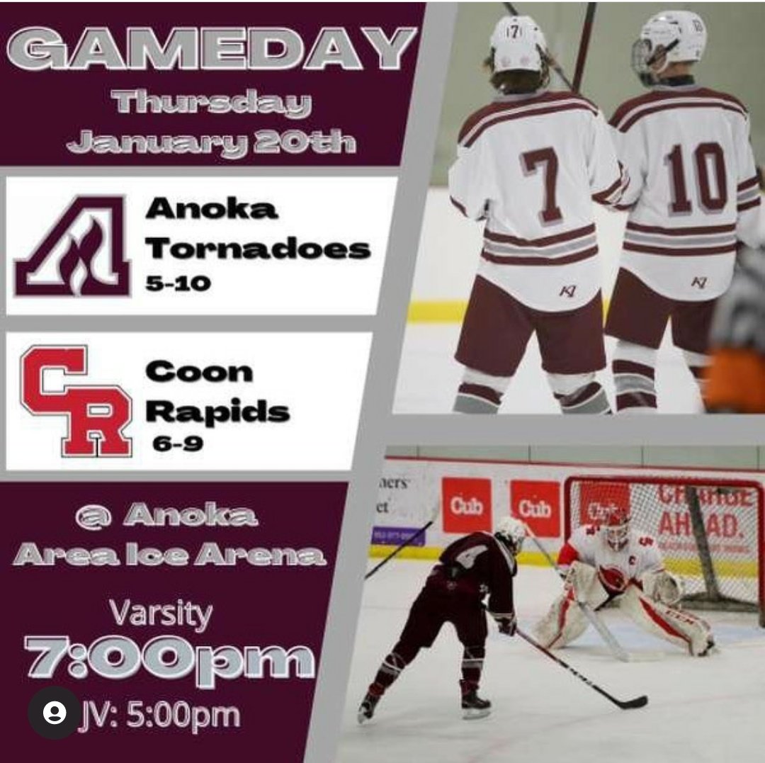 Anoka HS Hockey (@atownpuck) on Twitter photo 