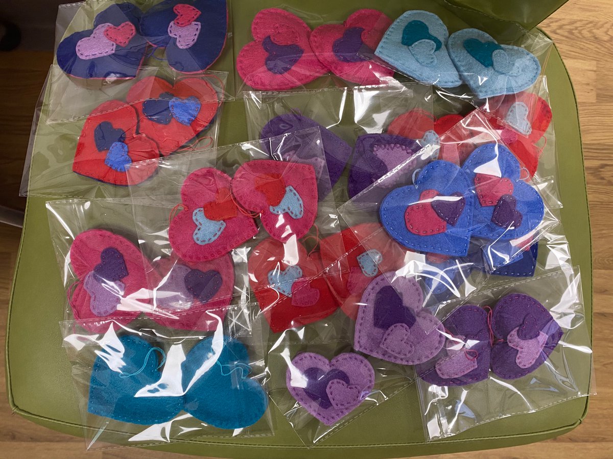 Another donation gratefully received by The Bereavement Office 💖. Aren’t they beautiful? We rely solely on donations like these to provide keepsakes for our bereaved families. Thank you so much!