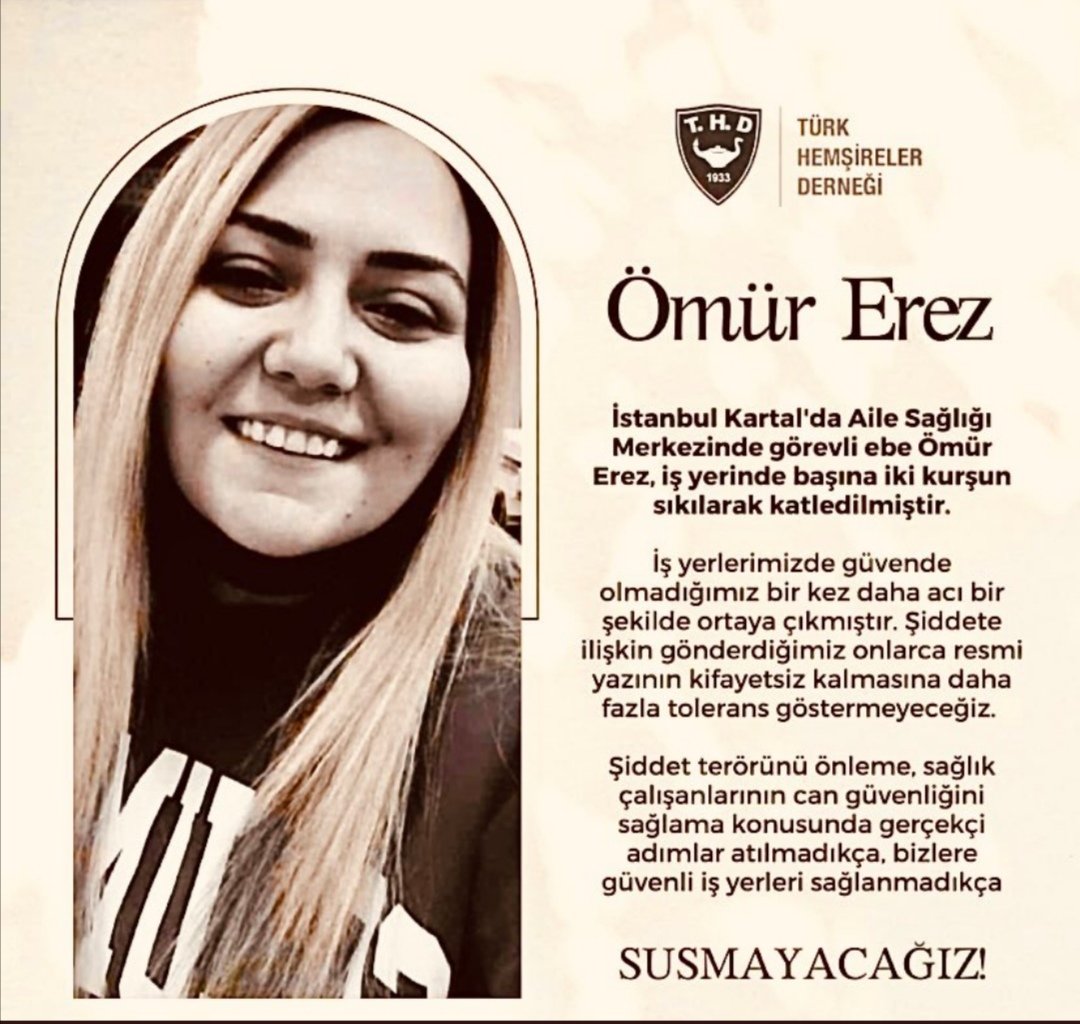 #ÖmürErez çok üzgünüm kadınlar öldürülüyor ve yer yerinden oynamıyor. Çok üzgünüm