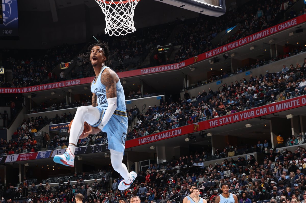 Since Christmas (13 games), Ja Morant is averaging 26.5 points, 7.1 assists, + 6.2 rebounds - while shooting 50% from the field and 37.5% from 3. Grizzlies are 11-2 in those games.

Last day that 1 RT = 2 votes. Voting closes Saturday. Make 12 a starter.

<a href="/JaMorant/">Ja Morant</a> #NBAAllStar