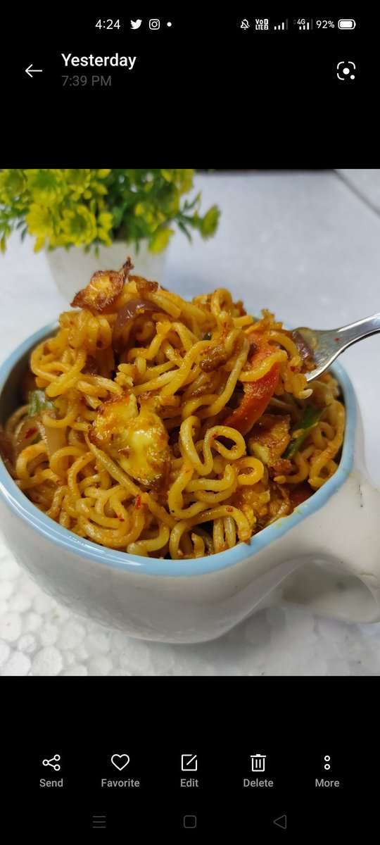 Egg Maggi..
Recipe link 👇
youtu.be/OEqDvlnA6Ss