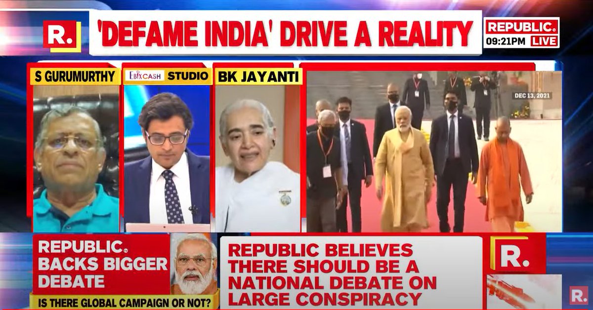 #RiseUpForIndia | World recognises India as home of Yoga &amp; non-violence and this needs to be highlighted: BK Jayanti Kirpalani, Additional Administrative Head of Brahma Kumaris &amp; European Director, Brahma Kumaris

Tune in to watch #LIVE here-
 
youtube.com/watch?v=xtoOK8…
