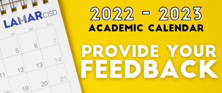 Lcisd Calendar 2023 Lamar Cisd On Twitter: "We're Looking For Feedback On The Lamar Cisd 2022- 2023 Instructional Calendar! Take The Survey At: Https://T.co/0M1Kufywf3  Https://T.co/Tkqzh0Zilk" / Twitter