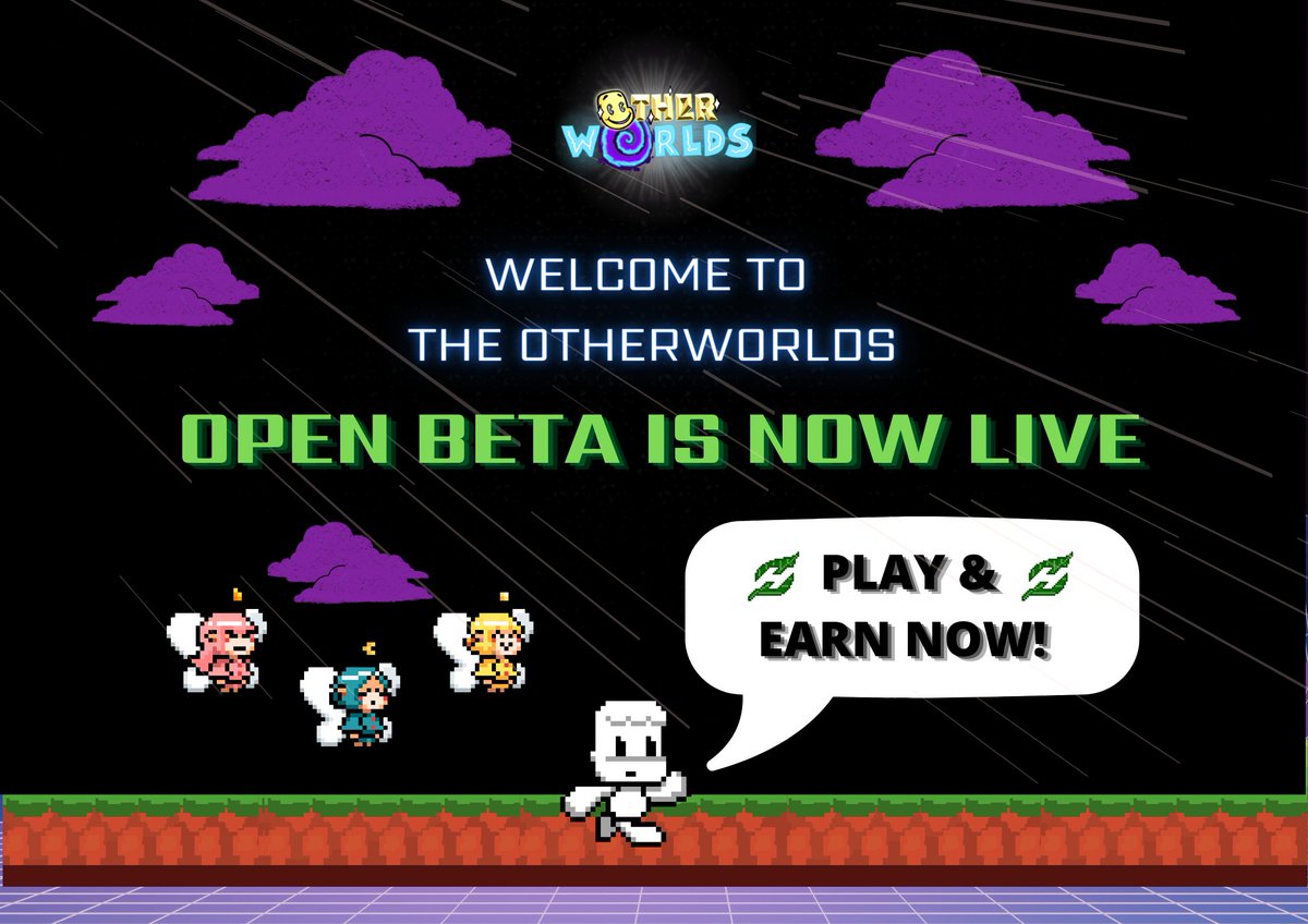 ToW_app's tweet photo. Are you ready to PLAY &amp; EARN!? 😲😍
Open Beta is now officially live! ♥

Start PLAYING &amp; EARNING 
as we officially launch the OPEN BETA for 
The Otherworlds NFT play-to-earn game!

Visit our website to know more:
https://t.co/NjSTDZOsBD https://t.co/DNJZ0KvHzK