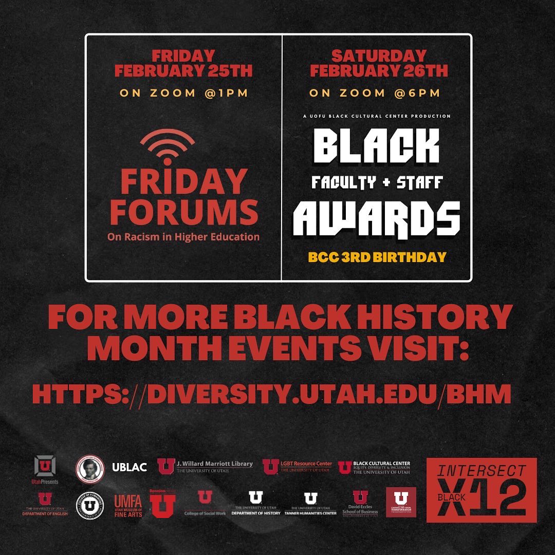Black Cultural Center, University of Utah tweet media