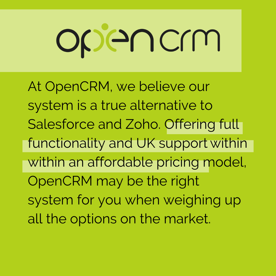OpenCRM's tweet image. How does #OpenCRM compare to Salesforce? 🧐 Swipe through these slides to read our summary of both services and why we believe OpenCRM to be the most cost-effective &amp;amp; flexible solution for your business!

Tap bpme.co/yRHhXY to see our full comparison.