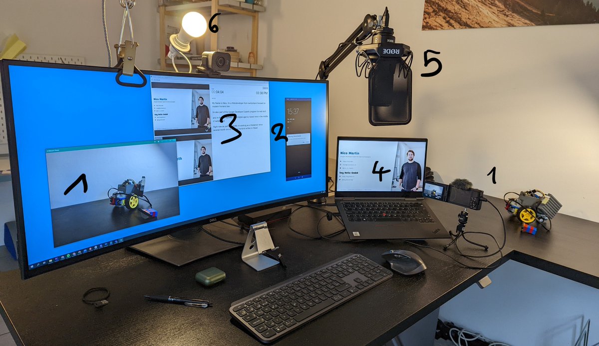 Hardware demos at online conferences somehow sound like a lot of organisational effort.
Let's hope this will work out.... Keep your fingers crossed for me😅! We start in 5' at <a href="/devfestnorway/">DevFest Norway</a>: youtube.com/watch?v=EwerUS…