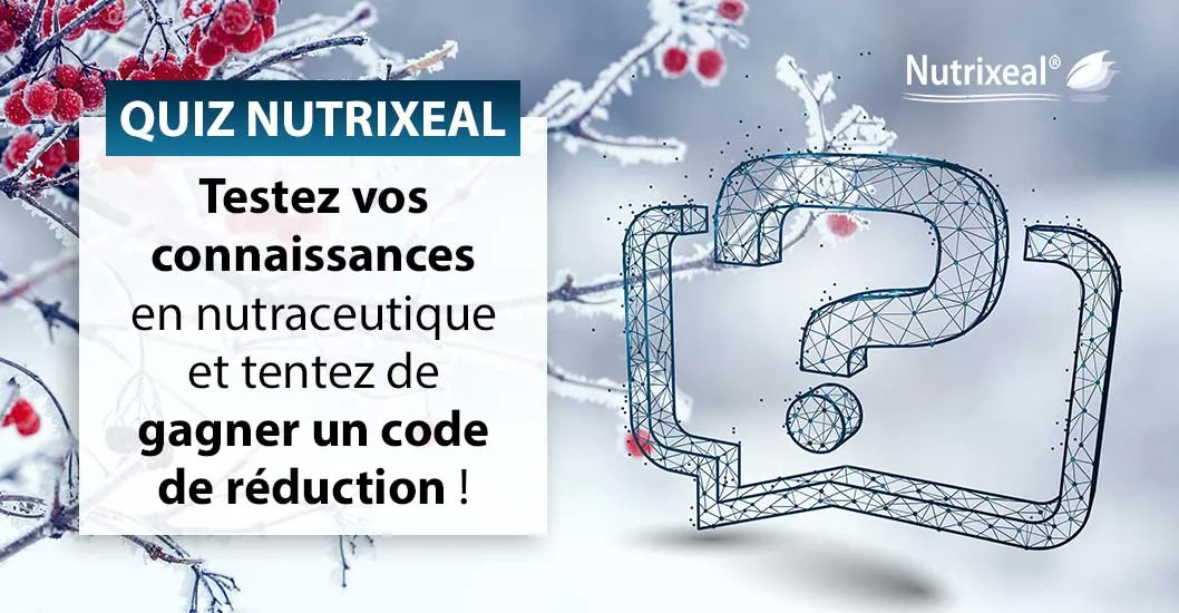 Le nouveau #quiz #Nutrixeal est en ligne sur buff.ly/3qII2Wu
Testez vos connaissances en #nutraceutique ! Trouvez toutes les bonnes réponses et obtenez un code #promo valable sur buff.ly/39ZB58H