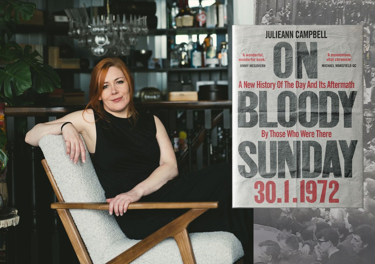 Best of luck to my wee sister Julieann <a href="/CampbellDerry/">Julieann Campbell</a>, on publication day for her new book, an oral history of Bloody Sunday, published by Hachette/Octopus. A powerful piece of work. ❤️ (fancy photo by Paula Gillespie)