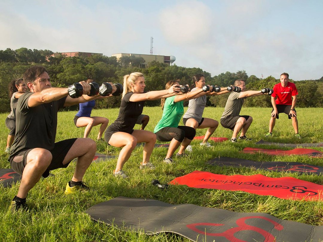 Stay on top of your workout schedule during your weekend visit to #BeeCave. Join Camp Gladiator for a fun, challenging, and FREE workout class every Saturday from 9-10 am on the Central Lawn Plaza🏋️‍♀️💪 
#visitbeecave #beecave #centraltx #texas #tx #austin #atx #foo