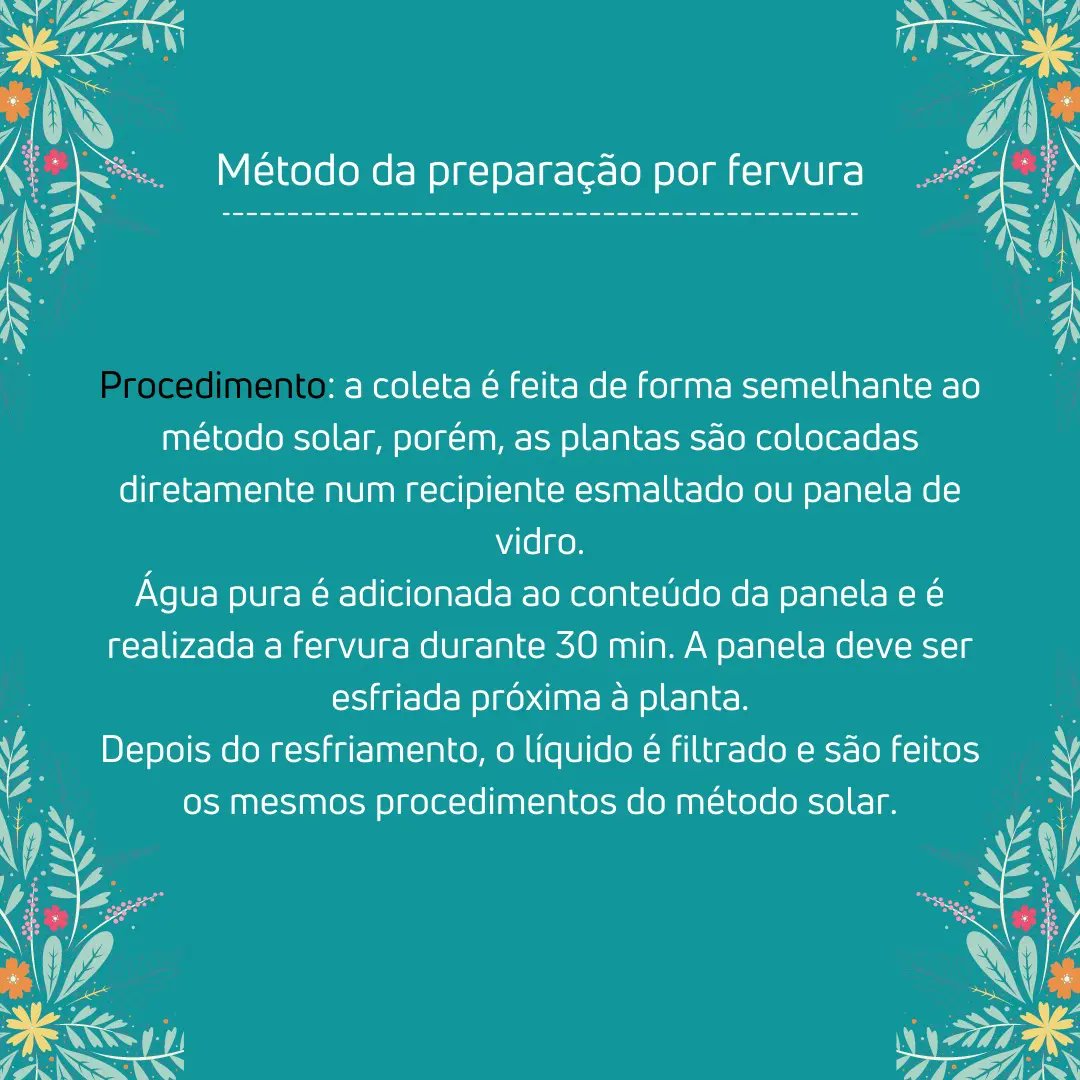 Vocês sabem como são preparados os florais de Bach? 
Compartilhe conosco se você já utilizou florais e como foi a sua experiência. 
#florais #floraisdeBach #terapiafloral #cuidadoemsaude #saudeintegral #autocuidado #autoconhecimento #praticasintegrativasecomplementares #picsuff