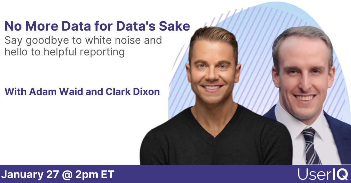 We're putting an end to data fatigue in 2022.

If your data is too messy, overwhelming or lacking actionable insight - we can help.

Join us next Thursday, January 27 at 2 pm ET to find out how.

hubs.la/Q012yngX0