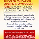 Photo by Open Education Southern Symposium (@OpenEdSS)