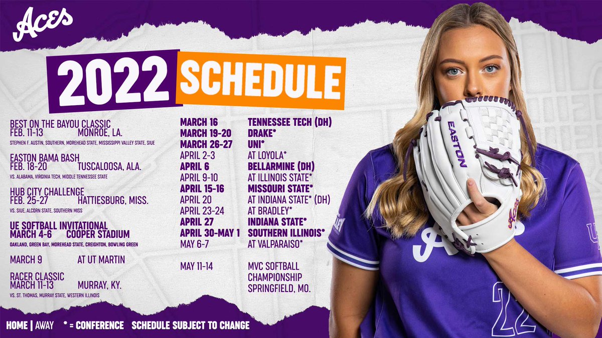 UEAthletics_SB's tweet photo. Ready for some 🥎???

Mark your 📅 as the 2⃣0⃣2⃣2⃣ season is just weeks away!

🔗 https://t.co/rJIyjyow2P

🥎 #ForTheAces https://t.co/LpuXkojUjg