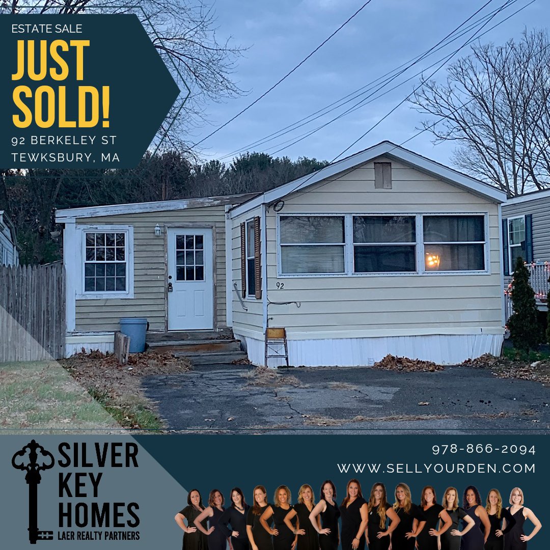 sellyourden's tweet photo. 💥Just Sold!💥 Our seller was thrilled that we were able to find the buyer quickly for this estate sale home! Give us a call when you need help buying or selling in MA, NH or CT! 🗝🏘 #EstateSale #RealEstate #Realtor #Tewksbury #Buying #Selling #SilverKeyHomes #LaerRealty #Home https://t.co/c4uMztOmN3