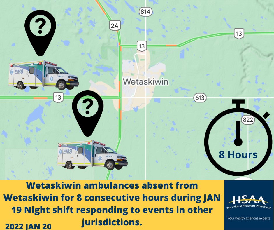 HSAAlbertaEMS's tweet photo. #HSAAEMS #GoneForHours #Wetaskiwin #ableg #ABHealth #AHS #yourEMS https://t.co/H3KJcue1iu