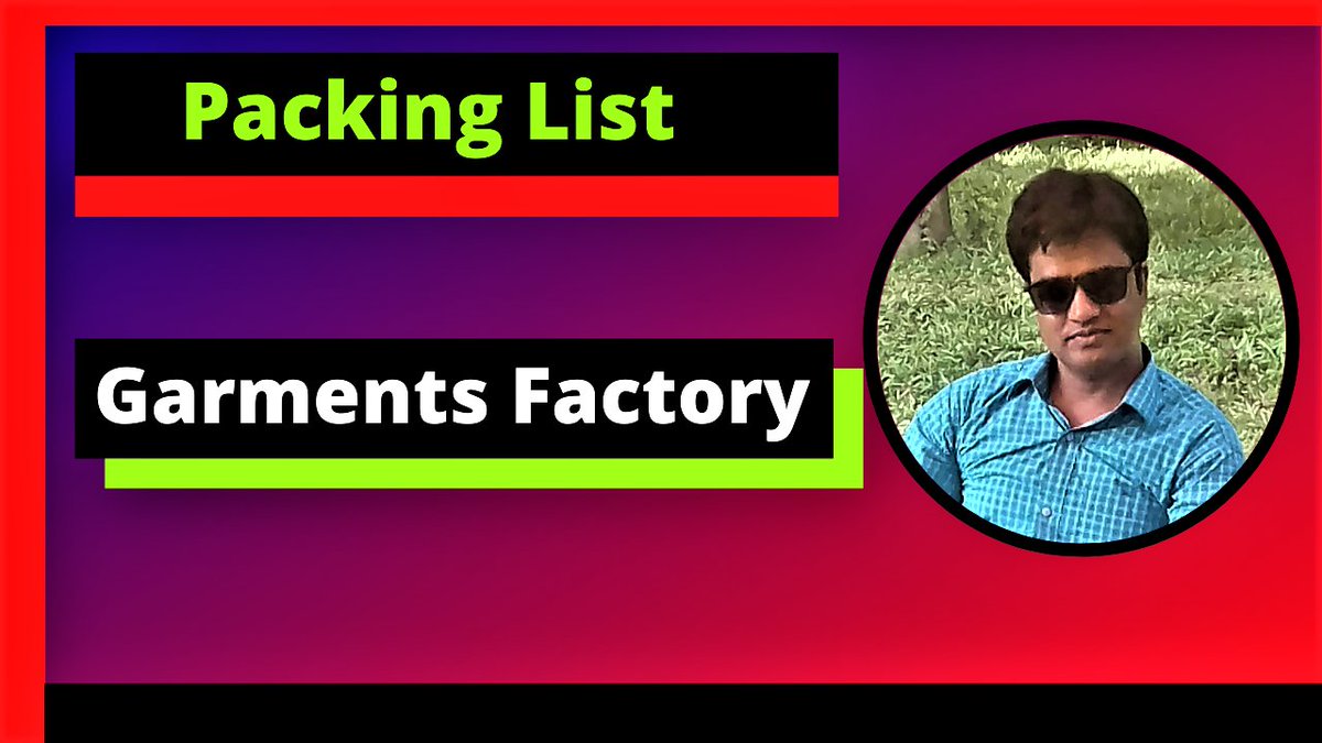 Aiatullah13's tweet photo. Packing List OF Garments । Shipment 2022 https://t.co/g0ssJ8UzlZ via @YouTube https://t.co/Z2P7wobGow