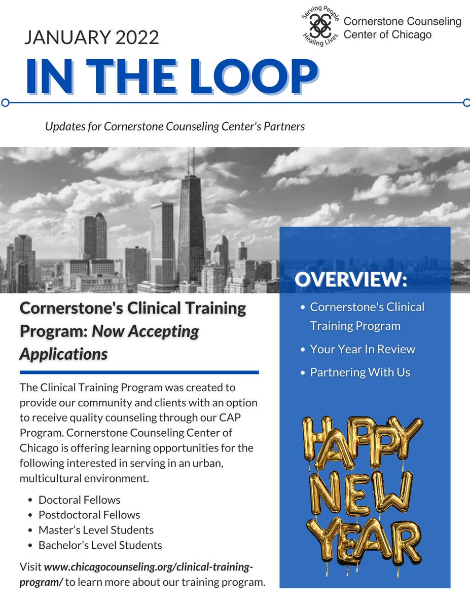 Chicago_Counsel's tweet photo. Cornerstone's Monthly Newsletter: January 2022 - https://t.co/C75m8AZ6UX https://t.co/x9yRWAYBDY