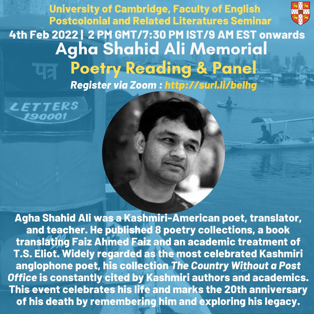 Cambridge Postcolonial Literatures Seminar tweet media