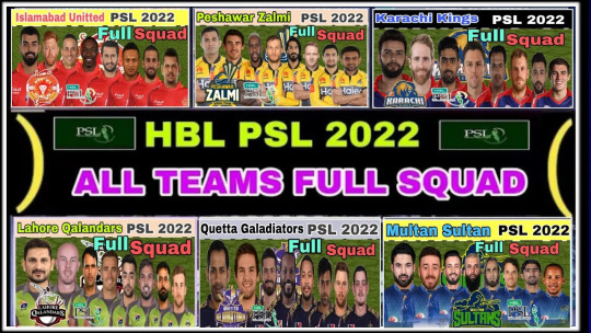 PSL 7 All Teams Squad 2022 Captains & Players List