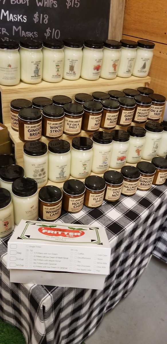 BotanicalProp's tweet image. Looking for a fantastic way to start your day? Head to @stjacobsmarket. Many unique vendors with #Canadian #Handcrafted items &amp;amp; #FarmFresh food. Start your day as we do with piping hot apple fritters from #thefritterco
Visit us on the 2nd floor for natural handpoured #SoyCandles