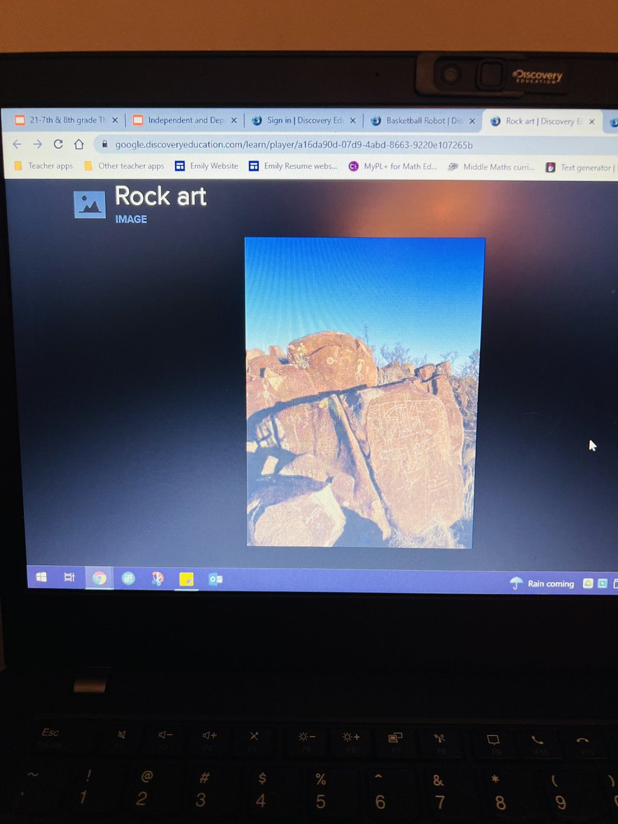 estrickteach's tweet photo. I asked my math intervention students to find something interesting on @DiscoveryEd. It was so fun to see all the interesting things they found. #denlc https://t.co/Vv0ByNcVq3
