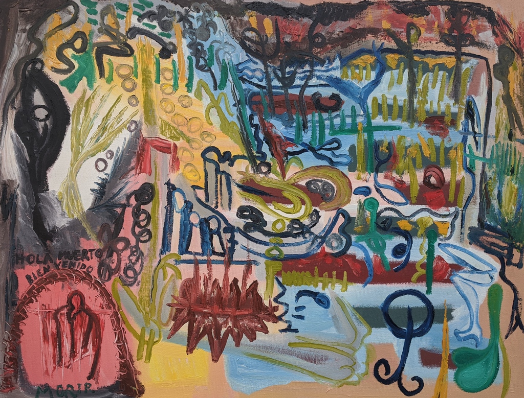 Ofir_Hirsh_Art's tweet photo. Heaven's gate is open 24 7.
Oil on canvas, created by Ofir Hirsh under the Morrir identity in 2020.⁠
#ofirhirsh #morrir #gate #open #breath #dying #afterworld #death #father #heaven #paradise  #rebirth #afterlife #soul #artist #outsiderart https://t.co/zZAEY6Auze