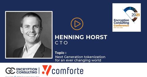 encryptioncons's tweet image. Henning Horst, CTO at Comforte speaks on the topic of Next Generation Tokenization for an Ever Changing World in First Annual Encryption Consulting Virtual Conference held on November 3 &amp;amp; 4!

Replay the speech here!

youtube.com/watch?v=zi-0vn…
#encryptionconsultingllc #tokenization