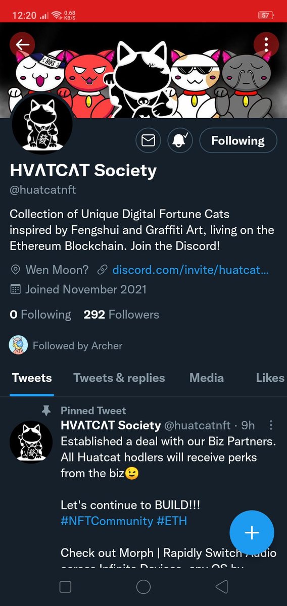 Kisetonin's tweet photo. @ArcherGifts @huatcatnft Done,sirr https://t.co/DfYdbKyxJ6