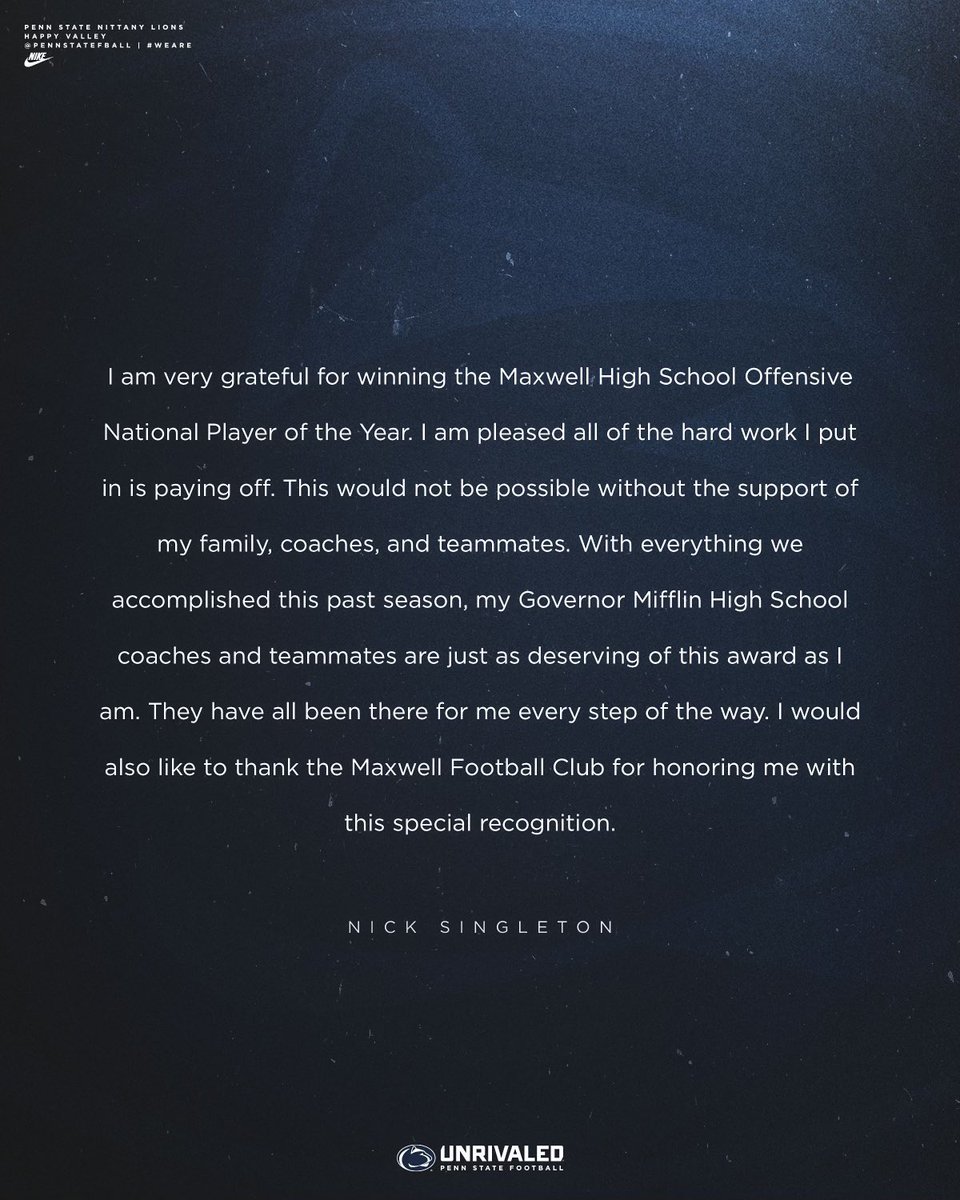Nicholas Singleton tweet media