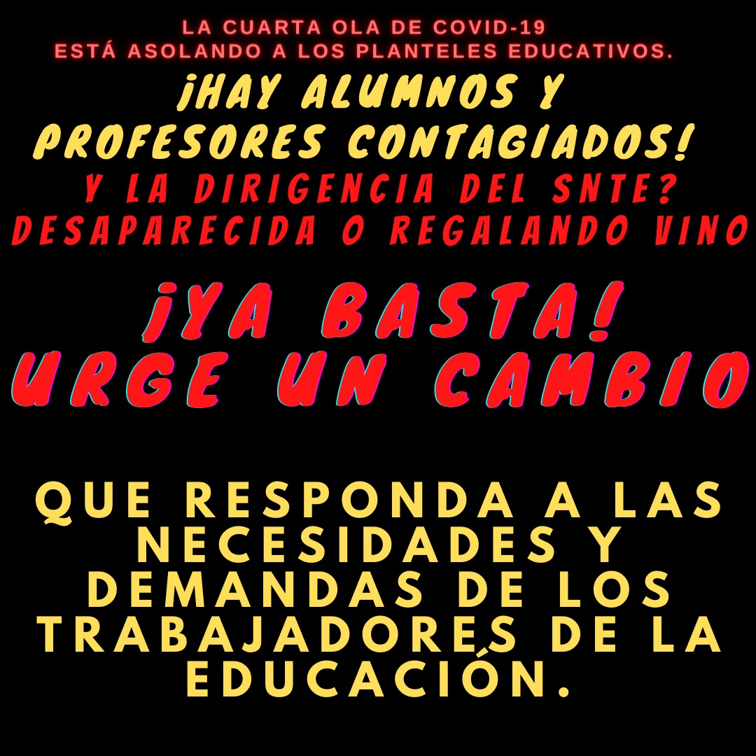 m_zacatecas's tweet photo. “Mantienen las clases presenciales; no cerrarán escuelas por Covid” y los trabajadores de la educación? Que se frieguen! @lopezobrador_ @Mx_Diputados @SEGOB_mx @adan_augusto @AbelardoCarro @elErickJuarez @delfinagomeza @El_Universal_Mx https://t.co/QRbPzzDgIQ