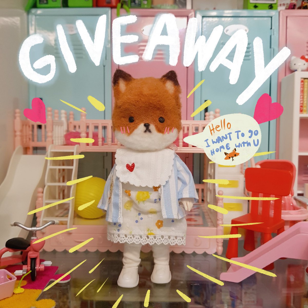 🦊GIVEAWAY🎁

1 Doll and 1 NFTs for winner 

To enter
1. Follow <a href="/LTIZ88/">🦊Little it zoo doll❤️</a> <a href="/Littleitzoodoll/">🦊LTIZ</a> 
2. Like &amp; Retweet
3. Any comment👇🏻
💎Get 1 slot 

💎💎💎Extra 3 Slots if you have photo of my work on plan B screen 
Details next thread 

End 24 Jan - 9.00 pm GMT+7
#NFTGiveway