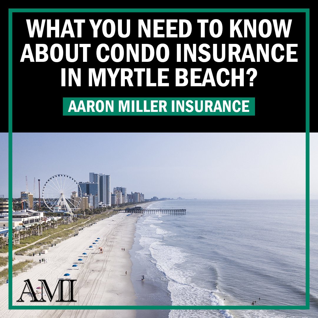 If you live in a condo, it’s very important to have an insurance policy. 

It’s vitally important that you get an appropriate insurance policy that will protect you in your time of need. 

Read the whole article to know more, LINK HERE: aaronmillerinsurance.com/myrtle-beach-c…