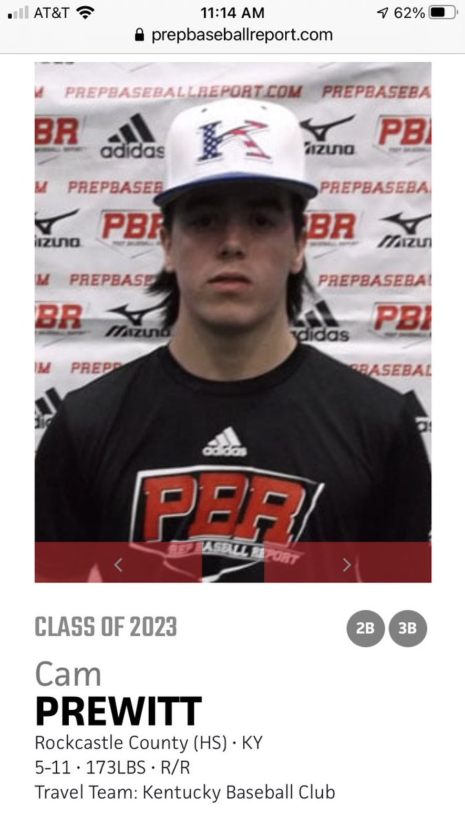 ROCKBASEBALL2's tweet photo. Congrats to 2023/INF
CAM PREWITT @cam_prewitt selected as one of the top 150 players in the state of Kentucky class of 2023 #rockDNA
@PBRKentucky @SportsatTheRock https://t.co/ZM3l4C7Z2q