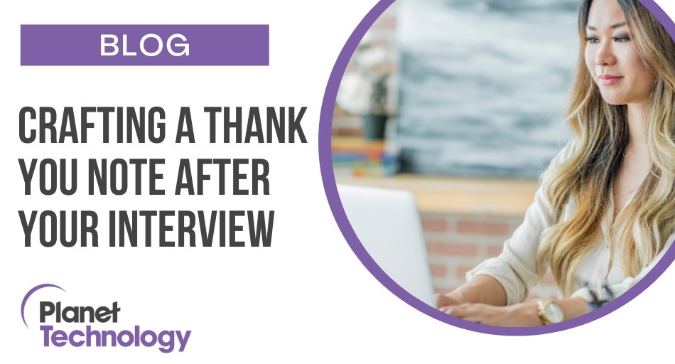 ThePlanetGroup_'s tweet photo. Putting together a thank you note? #PlanetTechnology shares how to recap the #interview, show some #personality, and remind them why you're great fit for the opportunity. #JobSearch #ThankYouNotes #JobInterview
>> https://t.co/FAzRJxRx4m << https://t.co/TxbfgRibyp