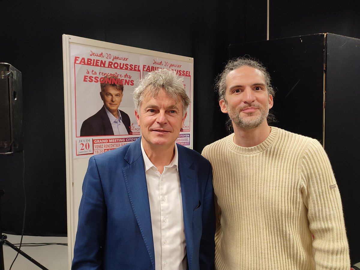 sperreau91's tweet photo. Un grand moment d'échange à #grigny entre les associations, les essonnien.nes et #fabienroussel2022. Un meeting enthousiasmant pour mener la bataille d'idées.
Bravo aux camarades du #pcf91 pour l'organisation et à @prio91350 pour l'accueil!
#PCF https://t.co/vAbdruMob1
