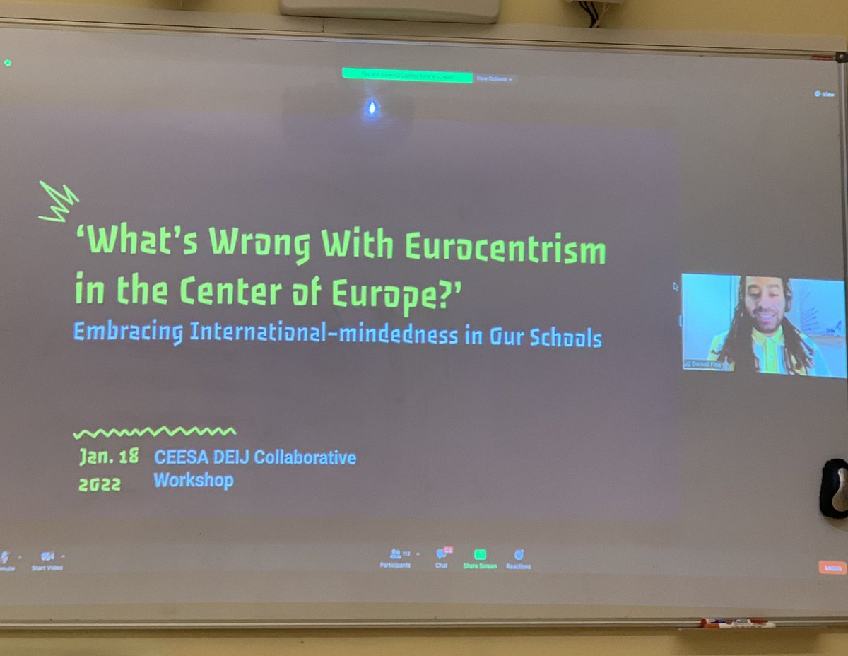 Inspiring PD with the brilliant <a href="/de_fine/">DeFine</a>. White supremacy is in the fabric of our schools. How do we change this in an often resistant environment? How do we de-center whiteness in a place where whiteness has been valued above all else? How do we make our schools a place for all?