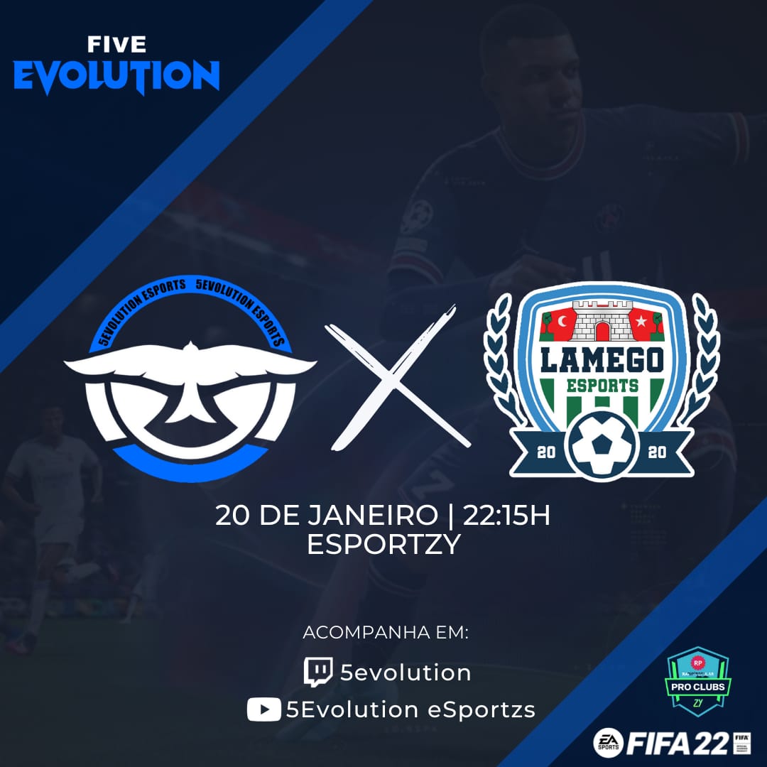 5EvolutionE's tweet image. DIA DE JOGO 🔥🦅5️⃣

"ALL TOGETHER TO THE TOP"

🏆 - Esportzy - Gold Division 
⚽ - Lamego
⏰ - 22:15
📺 - twicth.tv/5Evolution

#5evolution #diadejogo