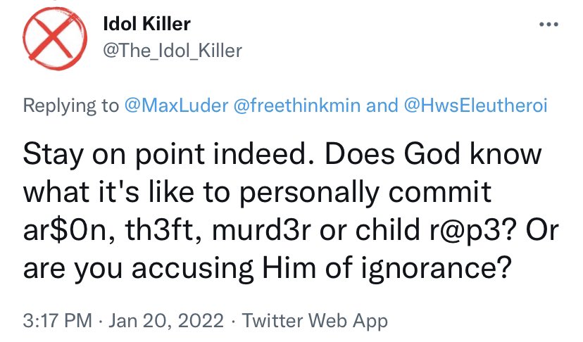 Eutrapeliamuse's tweet photo. Must God perform an action in order to understand an action or deed even better than any man?  @the_idol_killer
#OpenTheism
#dynamicomniscience https://t.co/cnUGoLjDkH