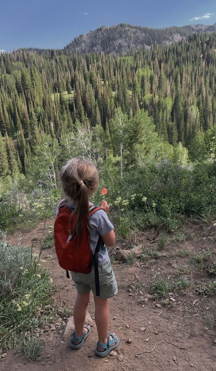 sullivan on a hike, taken by ryke